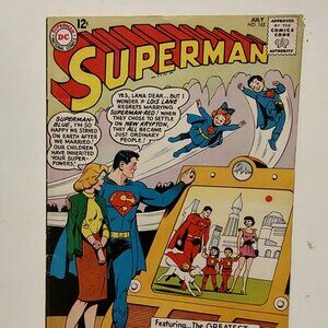 SUPERMAN # 162 SUPERMAN RED AND SUPERMAN BLUE 3RD APPEARANCE OF GERNERAL ZOD
